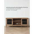 Тумба под телевизор 60х147х40 см, ДСП, ДВП, 30 кг, орех, Лофт, LTV132T41 - фото 5