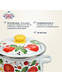 Кастрюля эмалированная сталь, 4 л, крышка сталь, цилиндрическая, Сибирские товары, Каприче, 3MD201P, белая, индукция - фото 5