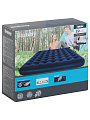 Матрас надувной Bestway, 203х183х22 см, 67004/030443BW, без насоса, флокированный, ортопедический, особопрочный, 300 кг - фото 10