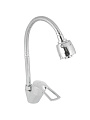 Смеситель для кухни, Frap, гибкий излив, с картриджем, хром, F43701-B - фото 8