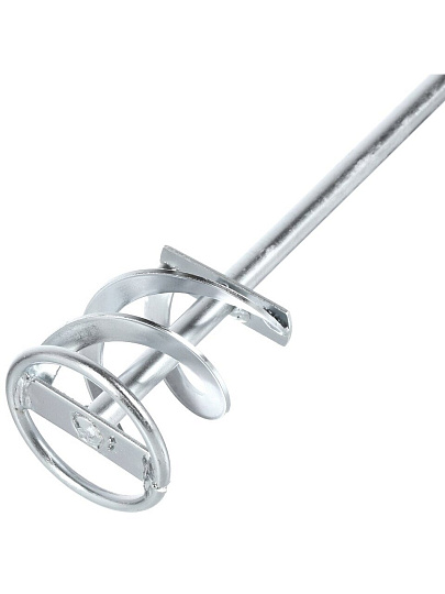 Насадка-миксер для красок и строительных смесей, плоские лопасти, диаметр 60х400х10 мм, оцинкованная, SDS-Plus, Bartex, 4211Z