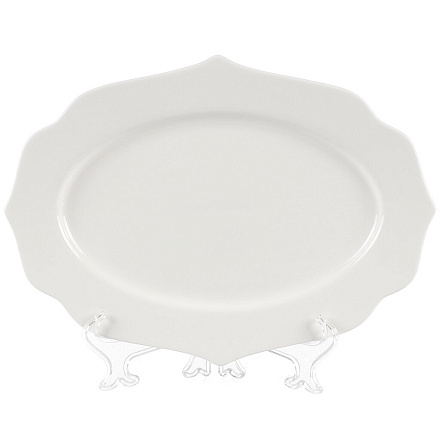 Блюдо фарфор, сервировочное, 21.5х30х2 см, Belle, 0850077