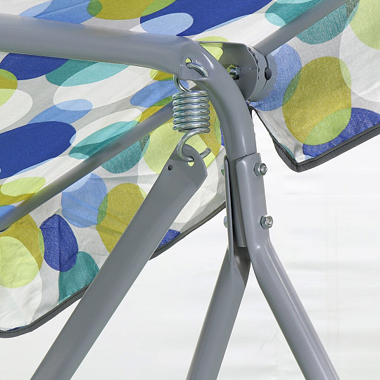 Качели садовые 2-местные, 228х121х144.5 см, 180 кг, Лора, с 1272, металл