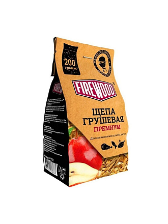 Щепа для коптильни 0.2 кг, груша, Firewood, 110503