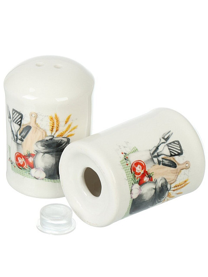 Набор для специй доломит, 2 шт, 5.6х5.6х8 см, Daniks, Comely, 0