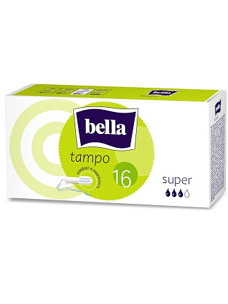 Тампоны Bella, Super, 16 шт, BE-032-SU16-023