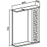 Зеркало-шкаф подсветка, с полочкой, Runo, Авила 60, Вн Ш50 - фото 3