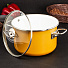 Кастрюля эмалированная Vitross Mustard 9SD205S горчица, 4 л - фото 3