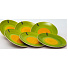 Тарелка обеденная, керамика, 27 см, круглая, Аэрография Зеленый луг, Elrington, 139-23065, зеленая - фото 2