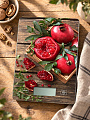 Весы кухонные электронные, стекло, Maxtronic, MAX-1031-1, платформа, точность 1 г, до 7 кг кг, 20х14.5 см, гранат