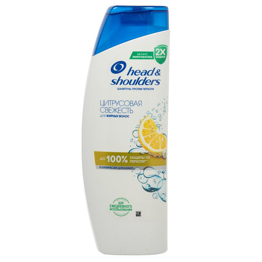 Шампунь Head &amp; Shoulders, Цитрусовая свежесть, для всех типов волос, 360 мл