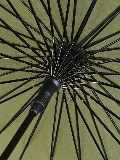Зонт полуавтомат, трость, 24 спицы, 65 см, усиленный радиус, в ассортименте, Y4-11568