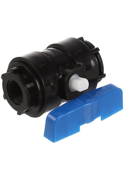 ПНД кран 1/2&quot;-3/4&quot;, внутренняя/внутренняя, Spektr