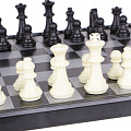 Игра настольная 3 в 1, магнитная, 24х24 см, шашки, шахматы, нарды, пластик, металл, 341155 - фото 4