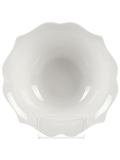 Салатник фарфор, фигурный, 15х5 см, 0.4 л, Belle, 0850075