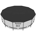 Бассейн каркасный Bestway, 366х122 см, Steel Pro Max, 56420BW, фильтр-насос, лестница, тент, 10250 л, ремкомплект - фото 5