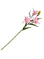 Цветок искусственный декоративный Лилия, 70 см, розовый, Y4-7944