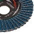 Круг лепестковый торцевой КЛТ1 для УШМ, LugaAbrasiv, диаметр 115 мм, посадочный диаметр 22 мм, зерн ZK24, шлифовальный - фото 2