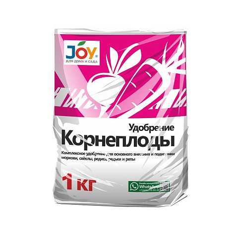 Удобрение Корнеплоды, минеральный, гранулы, 1 кг, Joy