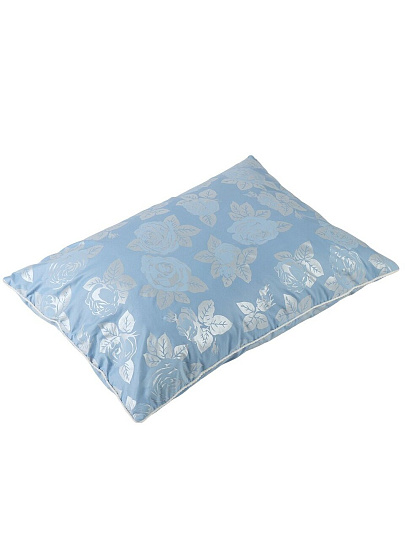 Подушка 50 х 68 см, гусиный полупух, Лаки, чехол 100% хлопок, кант, средняя, Бел-Поль, ПГл-57сб