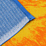 Полотенце пляжное 80х150 см, 100% хлопок, вафельное, Попугаи, синее, Россия, ТрТ386-1/150 - фото 2