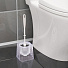 Ерш для туалета Альтернатива, Кристалл, напольный, с подставкой, пластик, прозрачный, М6820 - фото 4