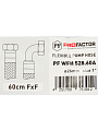 Подводка для насоса, сталь, 1&amp;quot;, г-г, угловая, ProFactor, 0.6 м, PF WFH 528.60A - фото 7