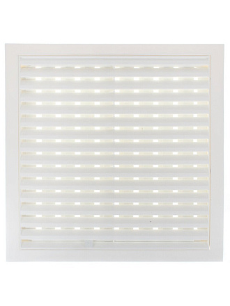 Решетка вентиляционная пластик, 270х270 мм, усиленная, регулируемая, Event, МД2727Р