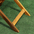 Мебель садовая Green Days, Дуэт Wood, черная, стол, 60х60х74 см, 2 стула, 120 кг, BS-DT01 - фото 6