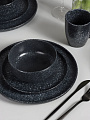 Сервиз столовый керамика, 16 предметов, на 4 персоны, Millimi, 824-184, черный - фото 3