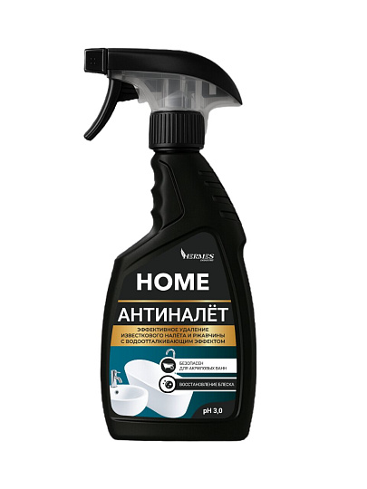 Чистящее средство для ванной, Hermes Industry, Home, спрей, 500 мл, антиналет