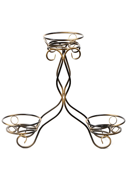 Цветник Трио 12, напольный, металл, круглый, 72 см