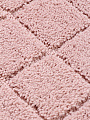 Коврик для ванной, 0.5х0.8 м, полиэстер, розовый, Silvano, Клетка, Y4-11460 - фото 2
