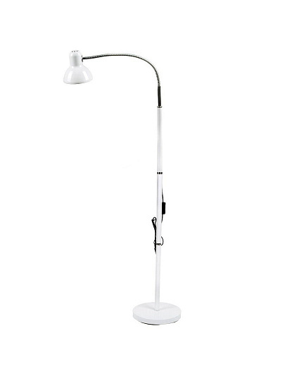 Торшер напольный гибкое основание, E27, белый, абажур белый, Lofter, SPE 16941-01-167