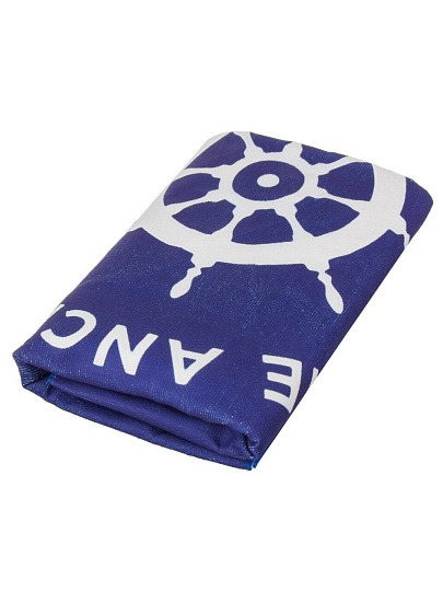 Полотенце пляжное 70х140 см, полиэстер, Якорь, Китай, A160113