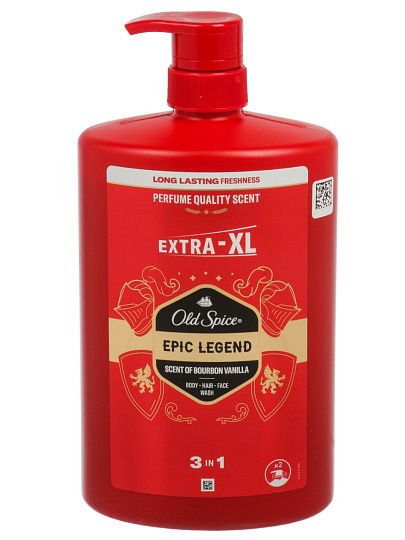 Гель для душа и шампунь Old Spice, Epic Legend, для мужчин, 1 л