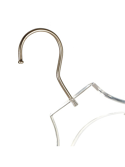 Вешалка-плечики для одежды, 39.5х2.5х23 см, пластик, металл, Y4-9831