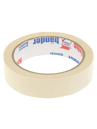 Лента малярная 25 мм, основа бумажная, 30 м, Klebebander, Kraft Premium, крепированная