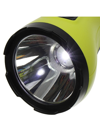 Фонарь ручной, встроенный аккумулятор, ФАZА, AccuF2-L5W-gn, зарядка от сети 220 В, пластик, зеленый, 2857156