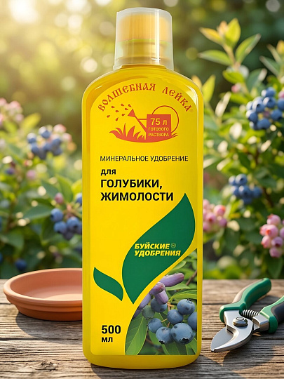 Удобрение Волшебная лейка, для голубики и жимолости, жидкость, 500 мл, БХЗ