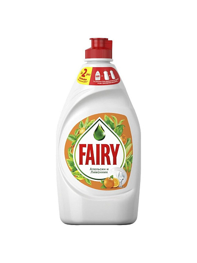 Средство для мытья посуды Fairy, Апельсин и Лимонник, 450 мл