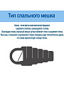 Спальный мешок одеяло, 220х75 см, 6 °C, 10 °C, 2 слоя, полиэстер, холлофайбер, в ассортименте, Bestway, 68102 - фото 4