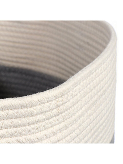 Корзина 50х33х33 см, круглая, плетеная, хлопок, Y6-6560