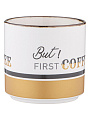 Кружка фарфор, 390 мл, BUT FIRST COFFEE, Lefard, 260-970, бел - фото 2