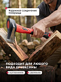 Топор-колун Bartex, клиновидное полотно, фиберглассовый, обрезиненная, 1 кг, 400 мм, 21819 - фото 3