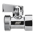 Кран для воды (мини), 1/2&amp;quot;х3/4&amp;quot;, г-ш, латунь, ручка-флажок, MasterProf - фото 2