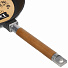 Сковорода чугун, 26 см, Гардарика, 0126, съемная ручка, с деревянной ручкой, индукция - фото 11