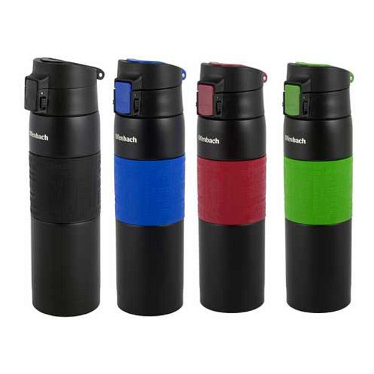 Термокружка нержавеющая сталь, 0.48 л, Kamille, колба нержавеющая сталь, TPR-вставка, в ассортименте, 101300