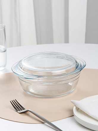 Кастрюля жаропрочное стекло, 1.4 л, стекло жаропрочное, Pyrex, Essentials, 207A000N/2022