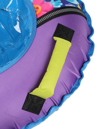 Санки-ватрушка Nika, Смешарики, 70 см, 70 кг, с буксировочным тросом, с ручками, ТБ1-70/СШ1